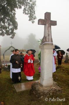 Posvätenie cintorína – Blýskavica 14. 8. 2013