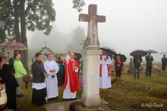 Posvätenie cintorína – Blýskavica 14. 8. 2013